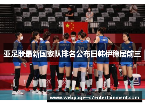 亚足联最新国家队排名公布日韩伊稳居前三